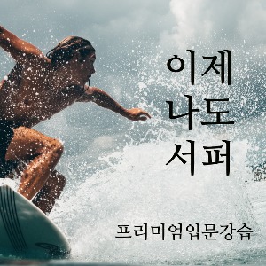 프리미엄 서핑입문강습 +보드+계절별 슈트 + 자유서핑(종일이용)